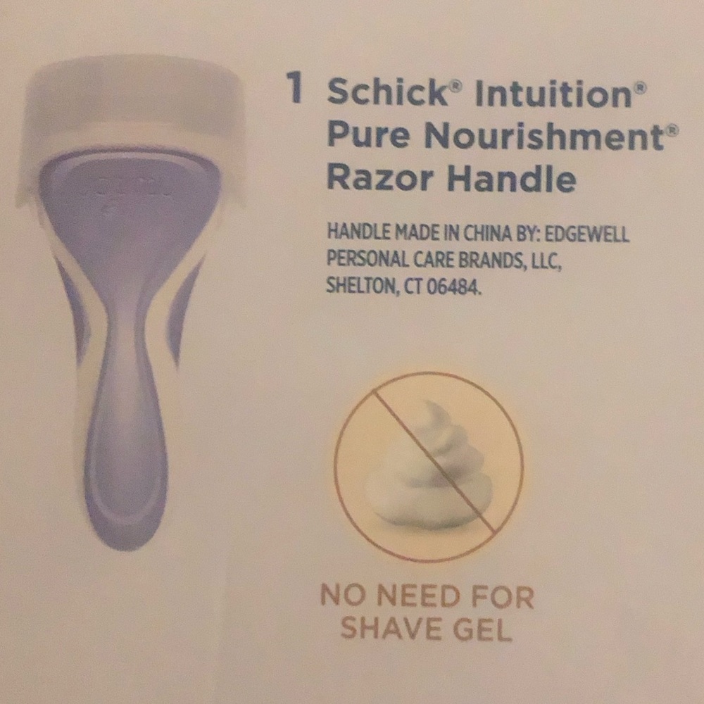 Schick Intuition Razor Set Handle 3 Refills - Picture 4 of 6